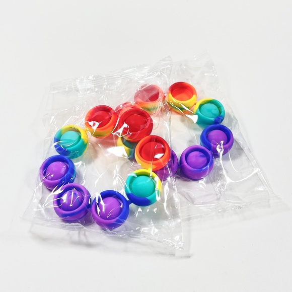 ✨Pair of Push Bubble Sensory Bracelets NIB - Picture 1 of 4